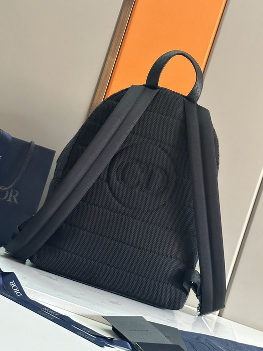 Dior Tote bag with stylish traits Navy 01A 5