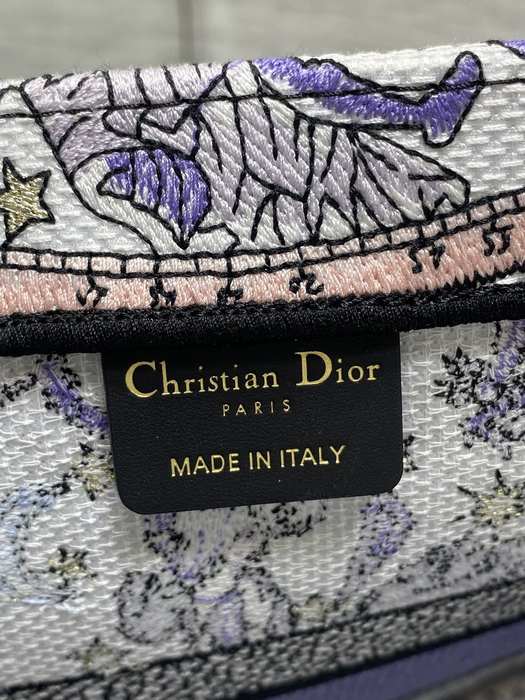 Dior Tote bag with stylish traits Navy 01A