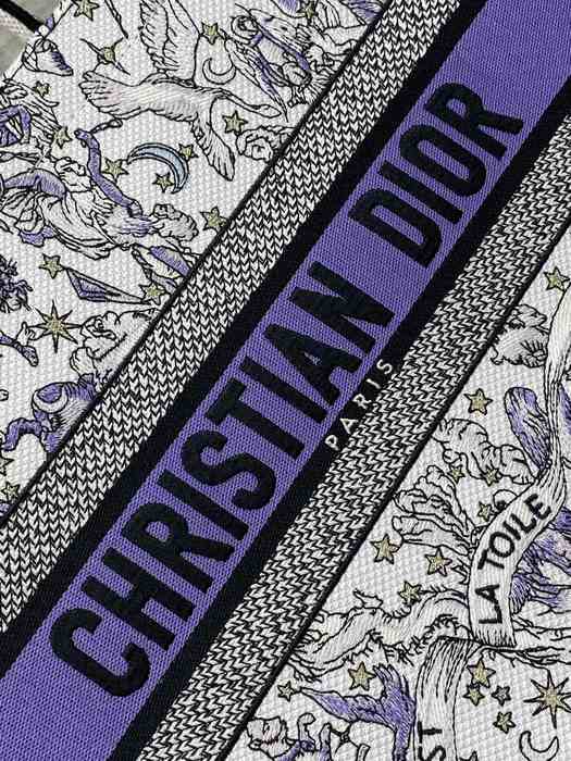 Dior Tote bag with stylish traits Navy 01A