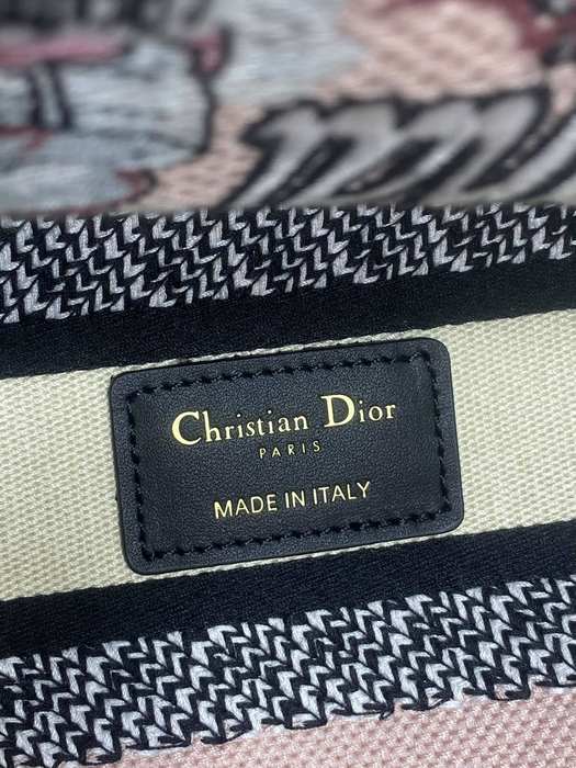 Dior Tote bag with stylish traits Pink 01A