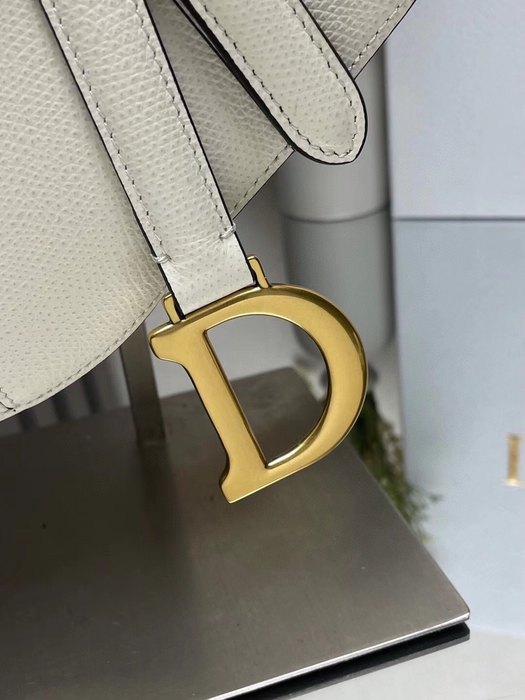 Dior Tote bag with stylish traits White 01A 6