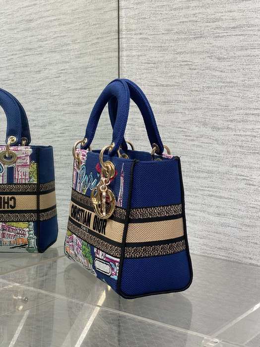 Dior Tote style 37 Blue 01A