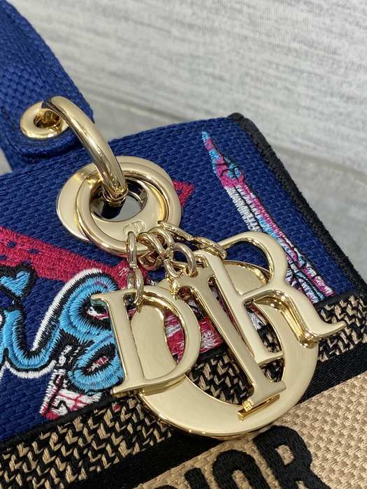 Dior Tote style 37 Blue 01A