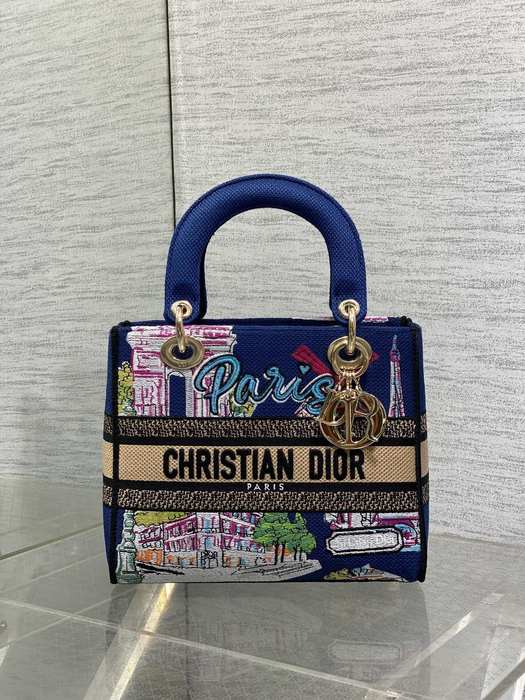 Dior Tote style 37 Blue 01A