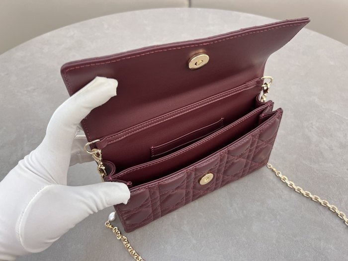 Dior Tote style 67 Burgundy 01A 2