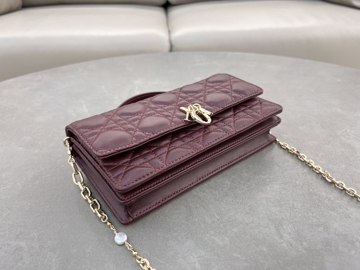 Dior Tote style 67 Burgundy 01A 2