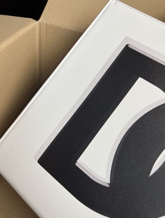 DolceGabbana Stylish Tote with Structured Design White 01A