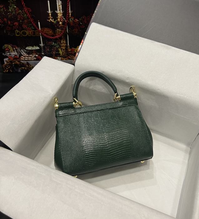 DolceGabbana Tote bag with elegant design Green 01A