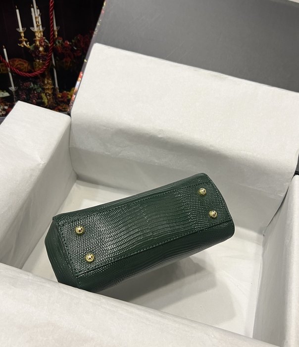 DolceGabbana Tote bag with elegant design Green 01A