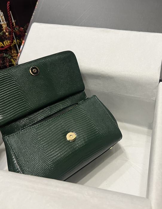 DolceGabbana Tote bag with elegant design Green 01A