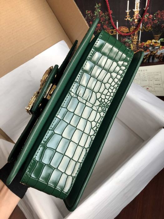 DolceGabbana Tote bag with elegant features Green 01A