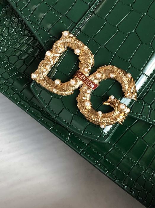 DolceGabbana Tote bag with elegant features Green 01A