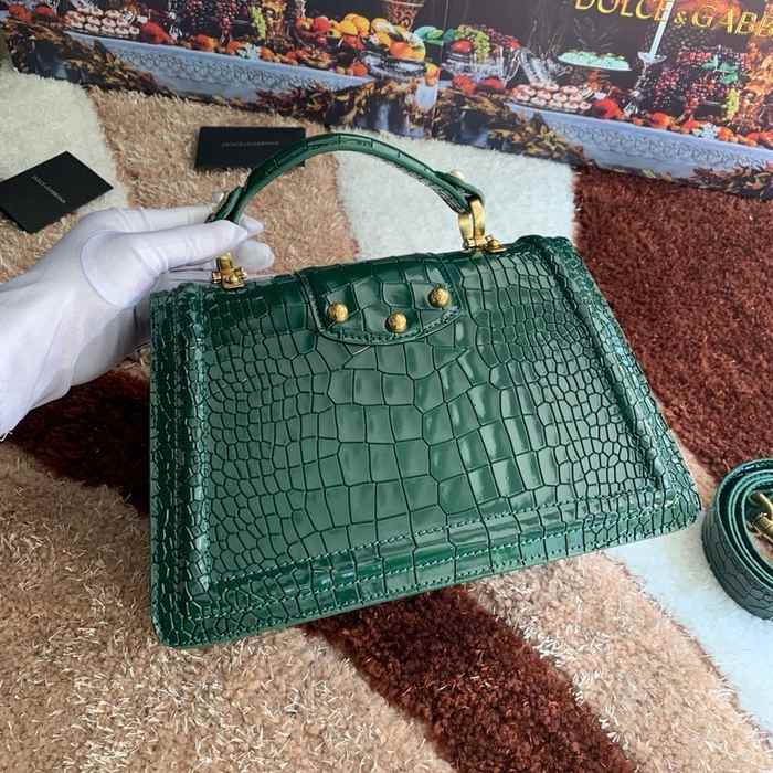DolceGabbana Tote bag with handle stylish design Green 01A