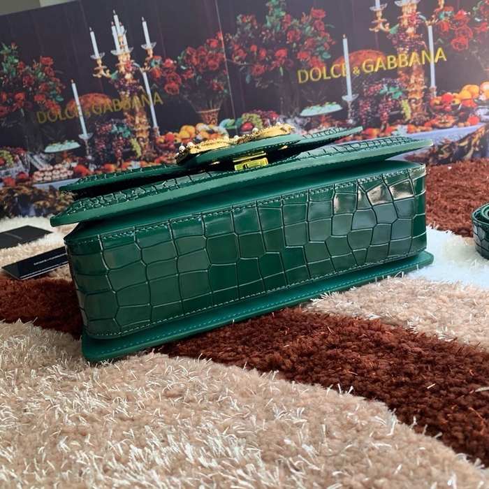 DolceGabbana Tote bag with handle stylish design Green 01A