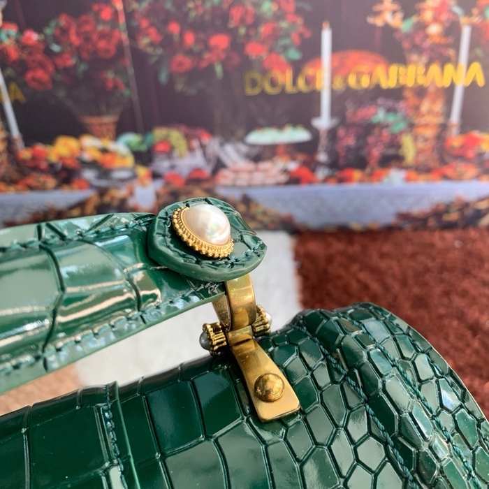 DolceGabbana Tote bag with handle stylish design Green 01A