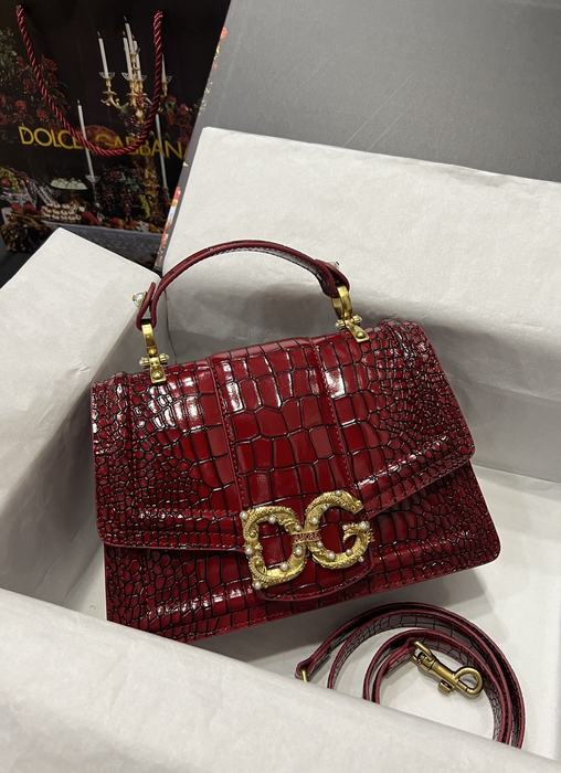 DolceGabbana Tote bag with sleek lines Red 01A