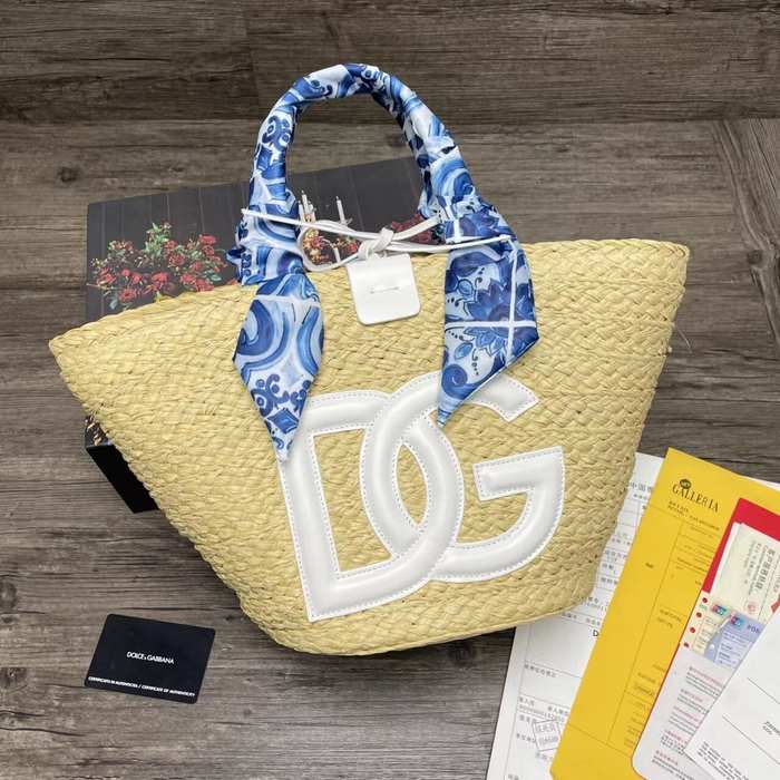 DolceGabbana Tote bag with stylish traits Beige 01A