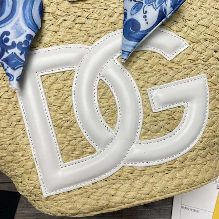 DolceGabbana Tote bag with stylish traits Beige 01A