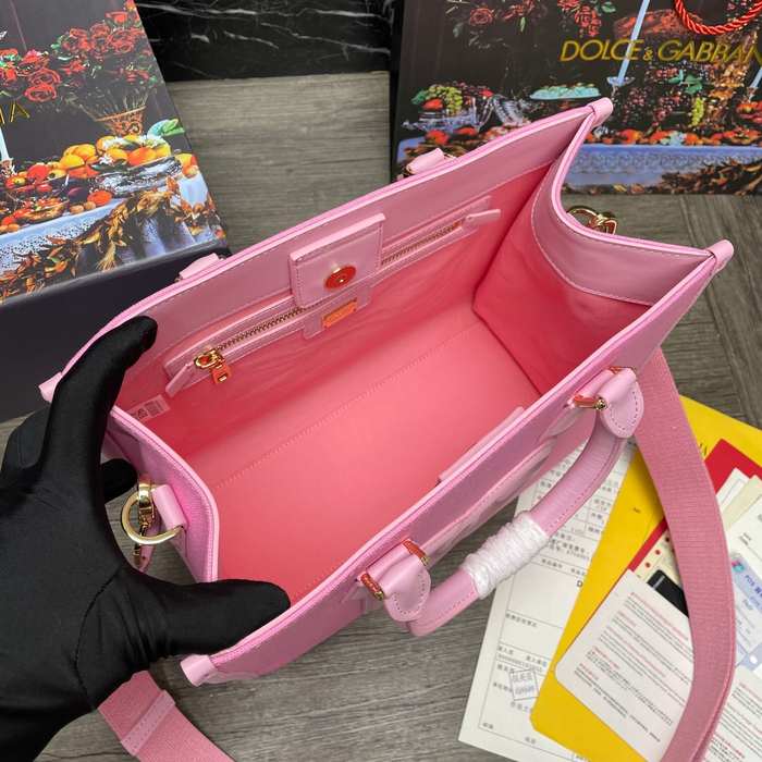 DolceGabbana Tote bag with stylish traits Blue 01A 3