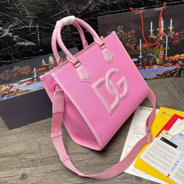 DolceGabbana Tote bag with stylish traits Blue 01A 3