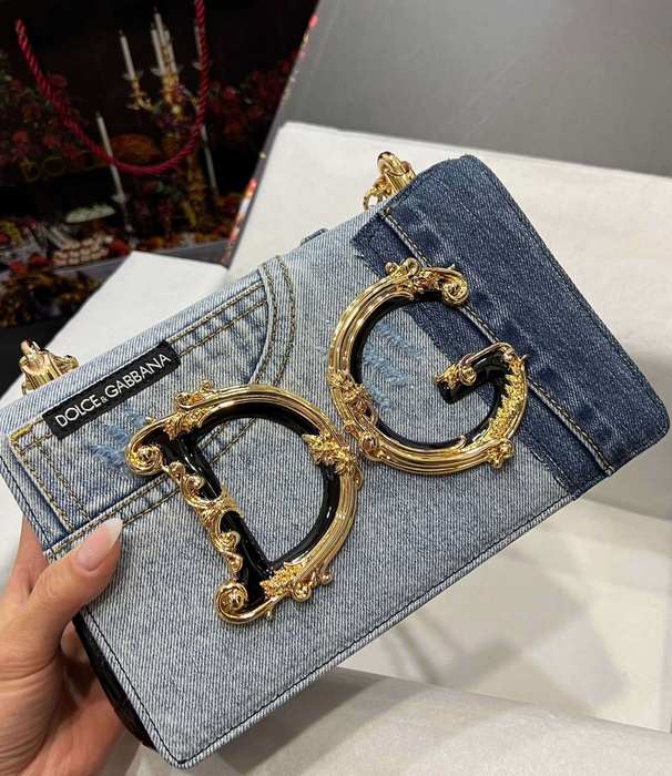 DolceGabbana Tote style 27 Blue 01A