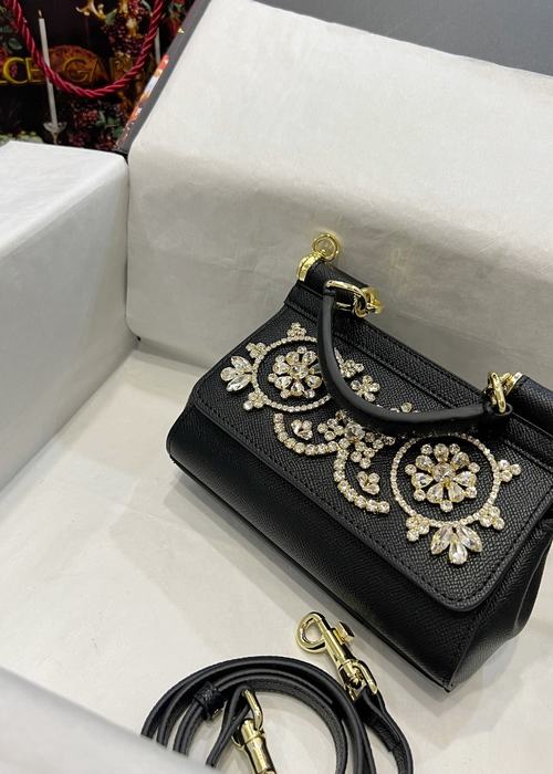 DolceGabbana Tote with decorative features Blue 01A