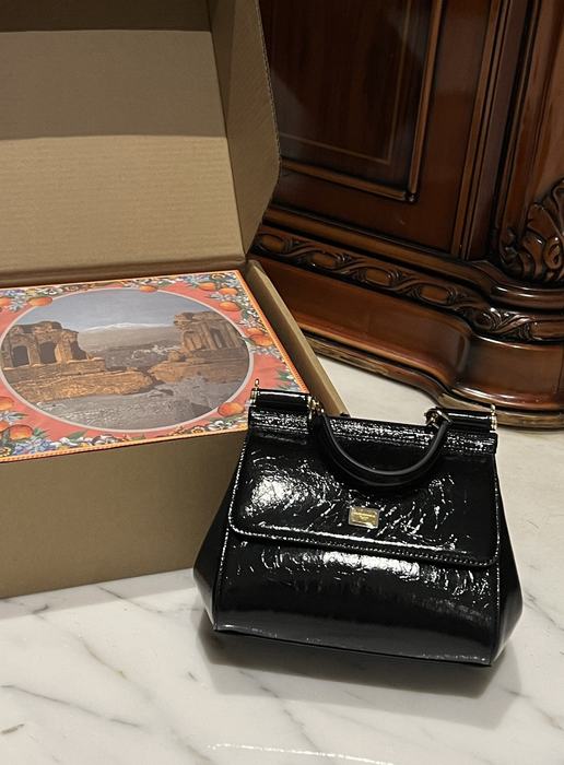 DolceGabbana Tote with structured design Brown 01A