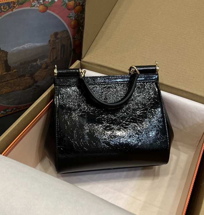 DolceGabbana Tote with structured design Brown 01A