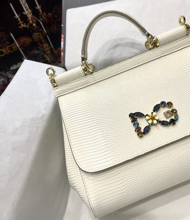 DolceGabbana Tote with stylish traits White 01A