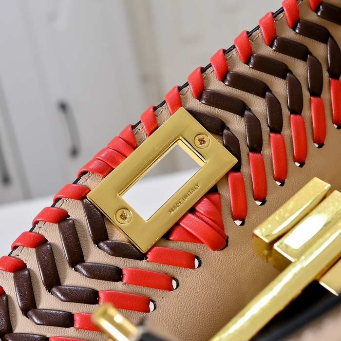 Fendi Stylish Tote with unique detailing Blue 01A