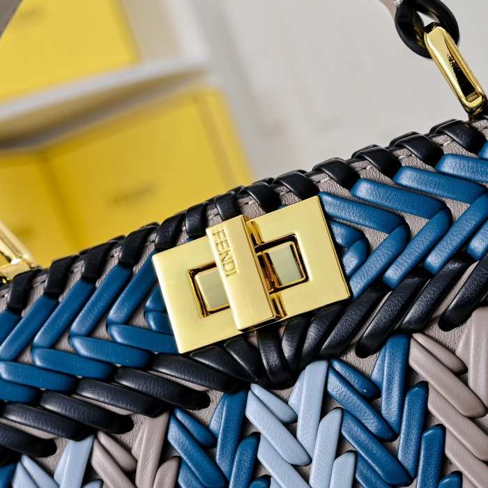 Fendi Stylish Tote with unique detailing Blue 01A