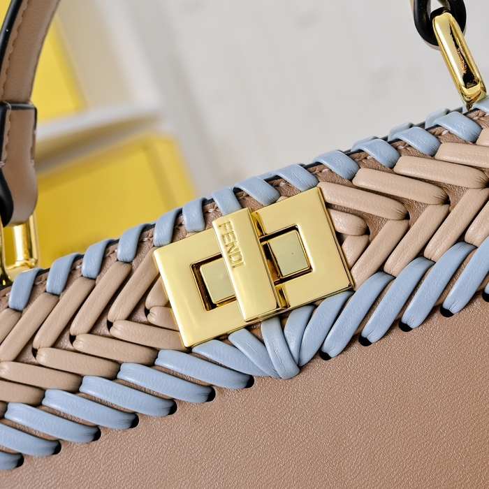Fendi Stylish Tote with unique detailing Blue 01A