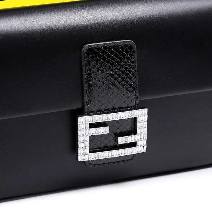 Fendi Tote Bag Black 01A 2