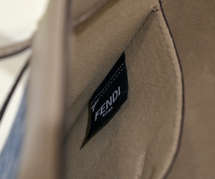 Fendi Tote Bag with Stylish Features Blue 01A 3