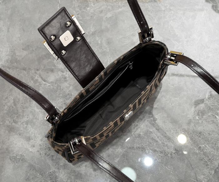 Fendi Tote Bag with stylish features Brown 01A 7