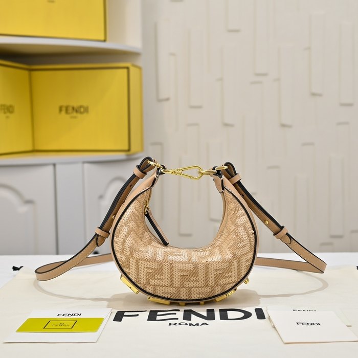 Fendi Tote bag with shoulder strap Beige 01A