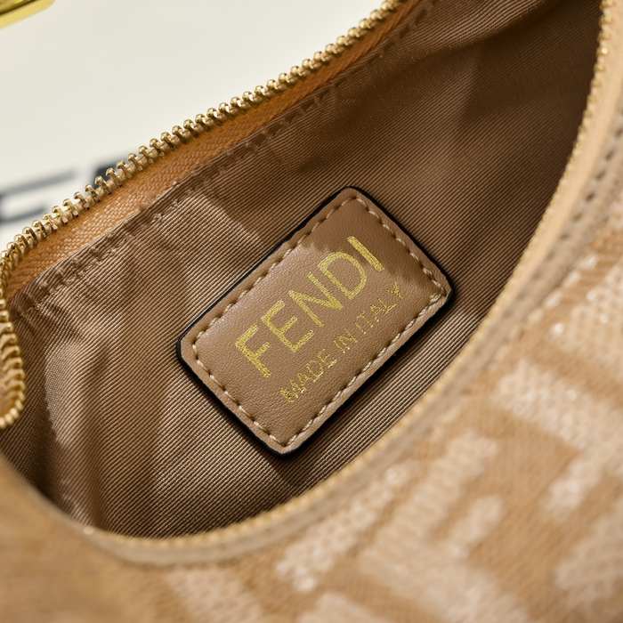 Fendi Tote bag with shoulder strap Beige 01A