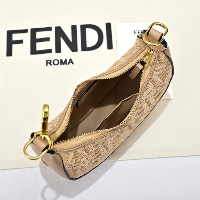 Fendi Tote bag with shoulder strap Beige 01A