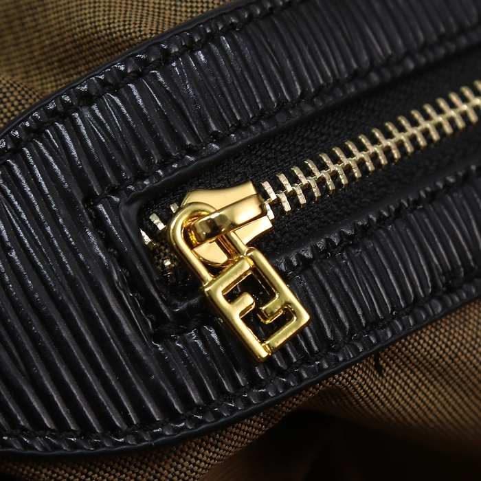 Fendi Tote bag with structured features Brown 01A