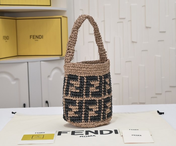 Fendi Tote bag with stylish design Black 01A