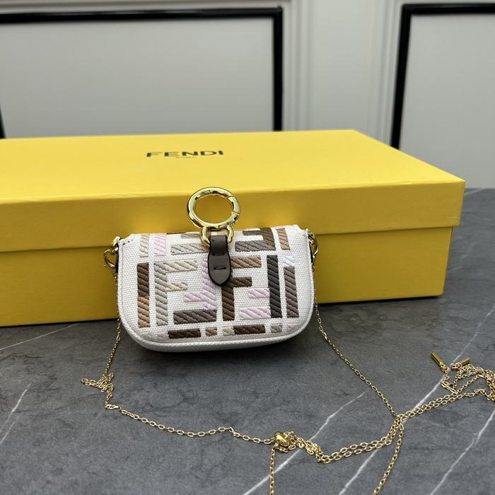 Fendi Tote bag with stylish traits Brown 01A 6