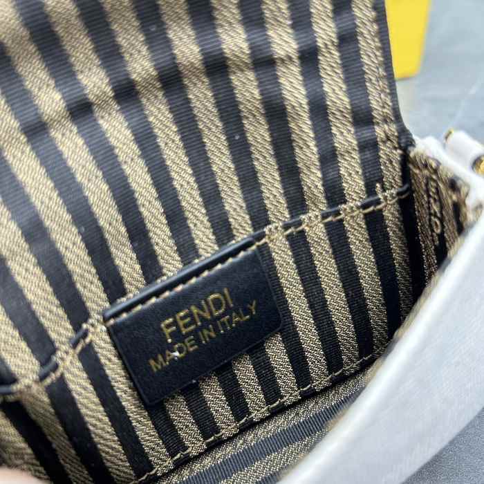 Fendi Tote bag with stylish traits Brown 01A 6