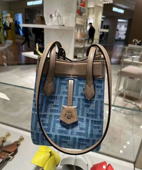 Fendi Tote style 03 Blue 01A