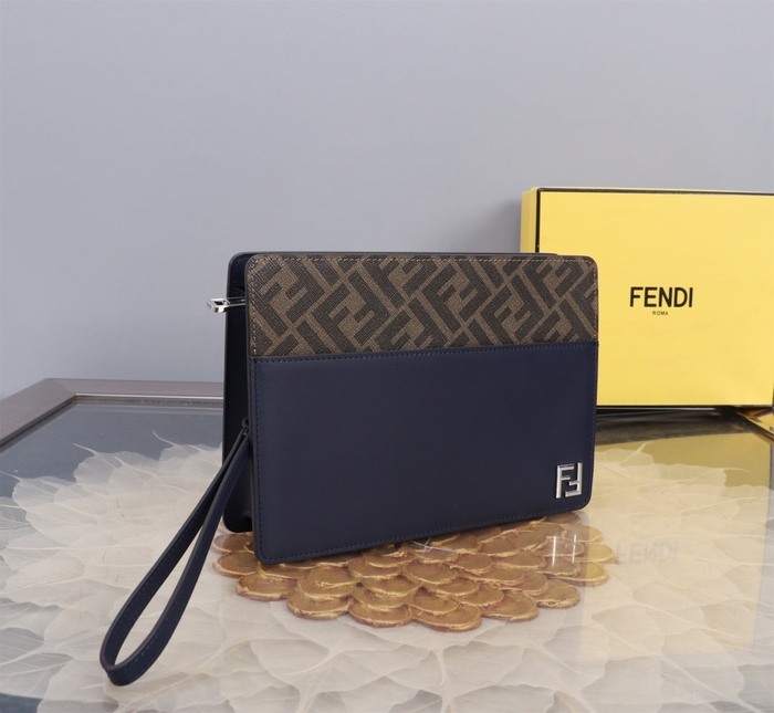 Fendi Tote style 104 Navy 01A