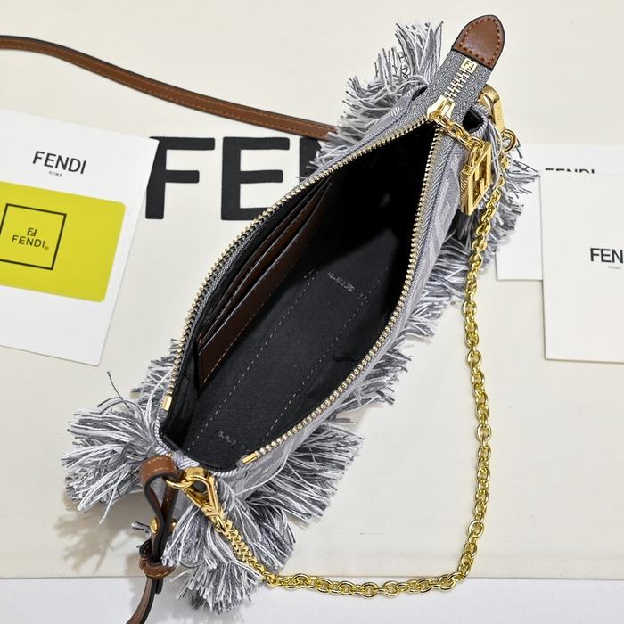 Fendi Tote style 18 Grey 01A