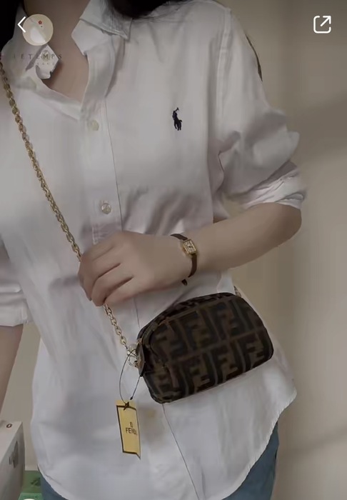 Fendi Tote style 20 Beige 01A