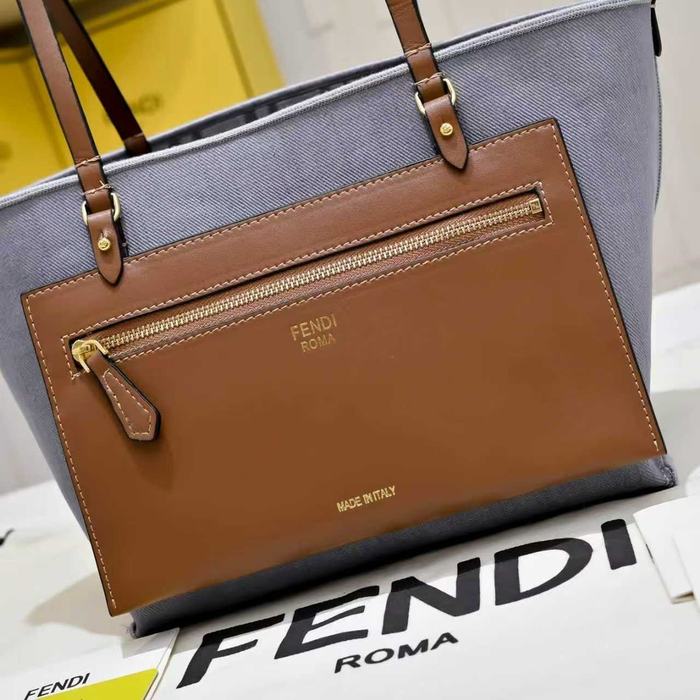 Fendi Tote style 21 Grey 01A