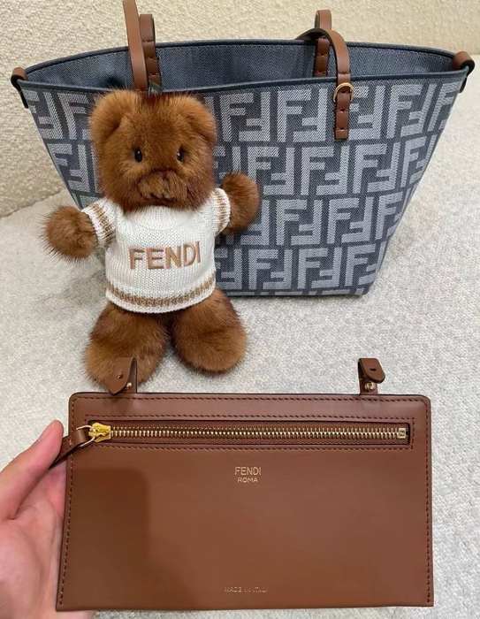 Fendi Tote style 21 Grey 01A