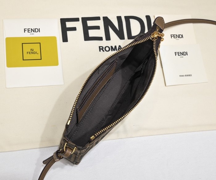 Fendi Tote style 23 Brown 01A