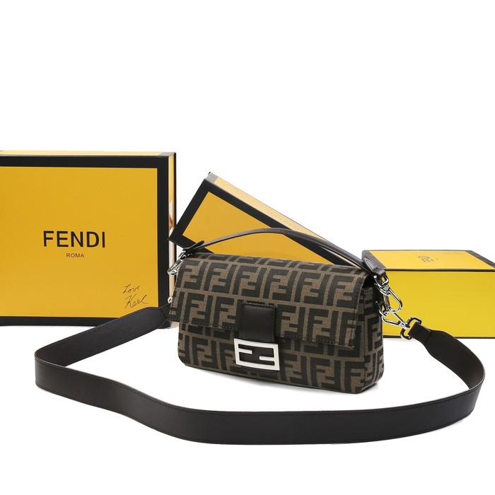 Fendi Tote style 27 Brown 01A